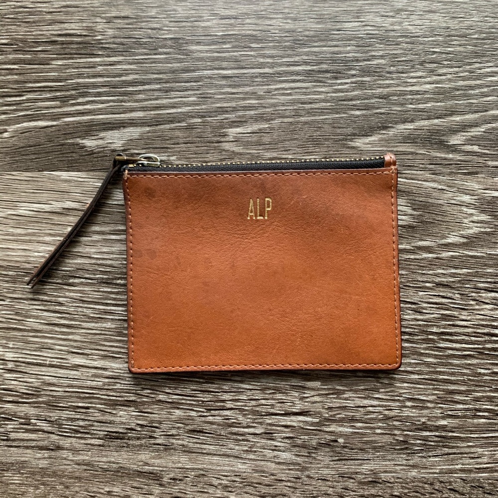 Brown Leather Women's Clutch